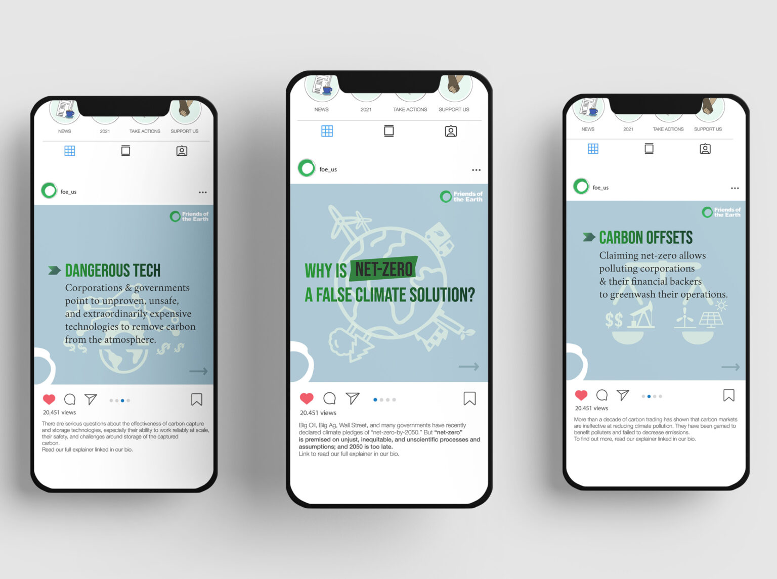 Social media design for environmental NGO